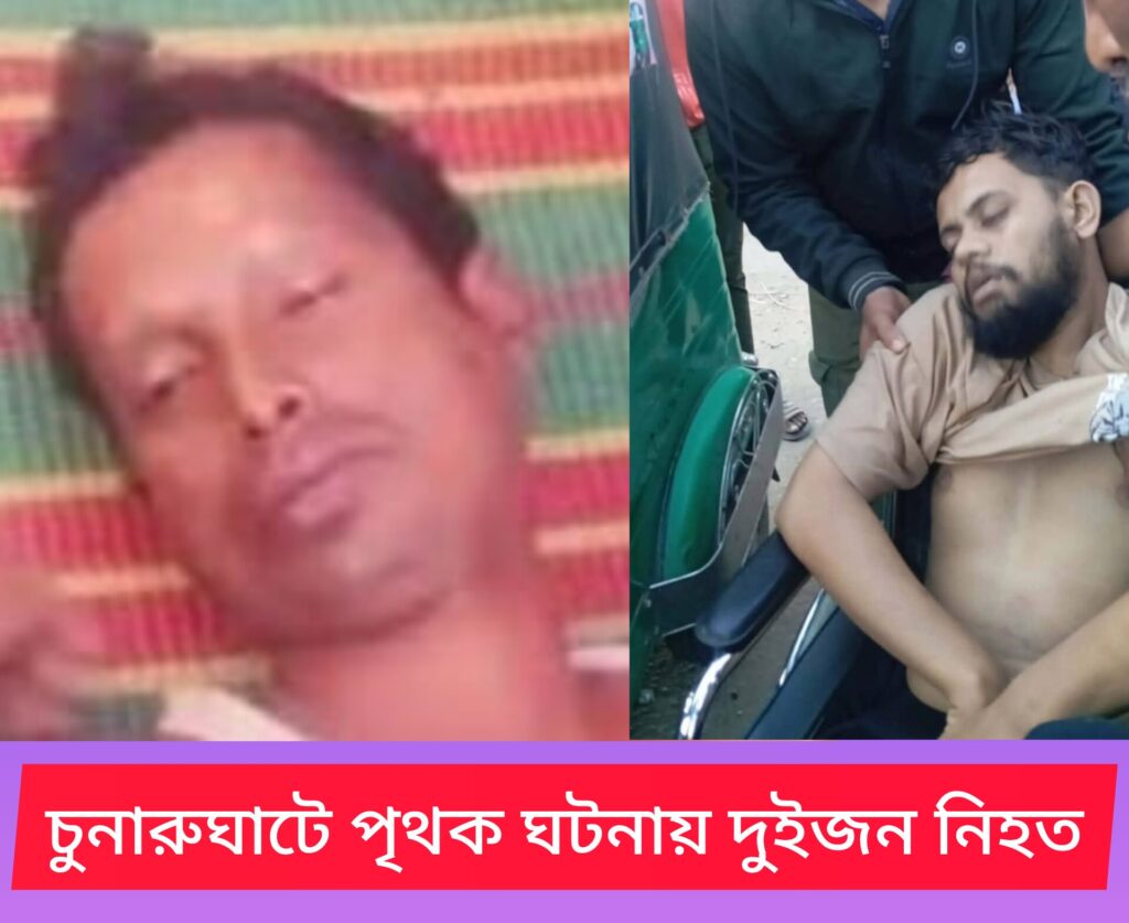 চুনারুঘাটে পৃথক ঘটনায় দুই যুবক নিহত!