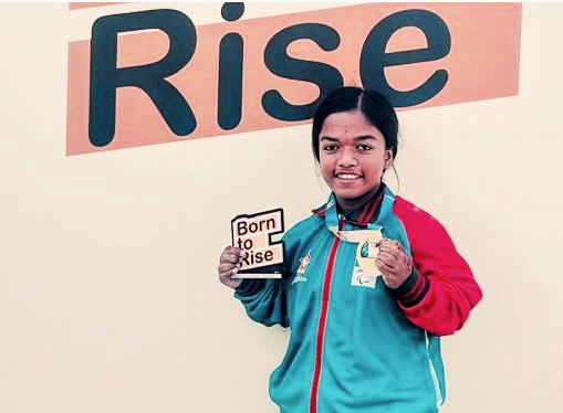 এশিয়ান ইয়ুথ প্যারা গেমসে দুবাইয়ে শ্রীমঙ্গলের চৈতির স্বর্ণপদক অর্জন