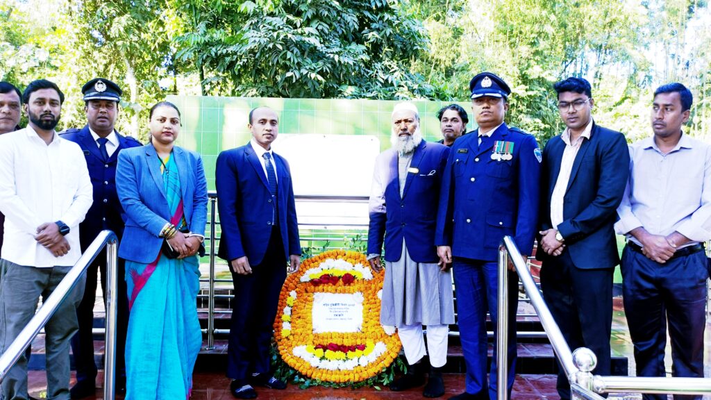 সারাদেশের ন্যায় সিলেটের জৈন্তাপুরে বুদ্ধিজীবী দিবসে পুষ্পার্ঘ্য অর্পণ