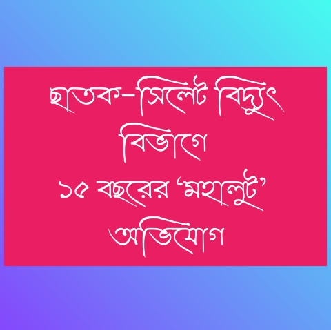 ছাতক–সিলেট বিদ্যুৎ বিভাগে ১৫ বছরের ‘মহালুট’ অভিযোগ